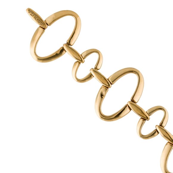 IPPOLITA 18K YELLOW GOLD CLASSICO GLAMAZON SMALL OVAL LINK BRACELET - Picture 3 of 7